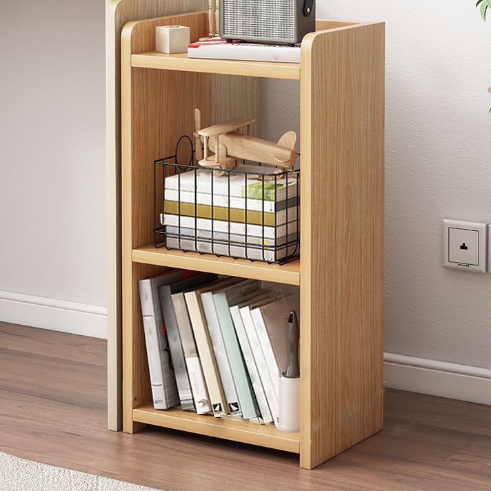 9.44" Wide Home Standard Bookshelf Modern Wood Movable Shelf