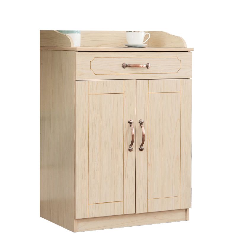 Panneau latéral de style moderne avec tiroirs et armoires