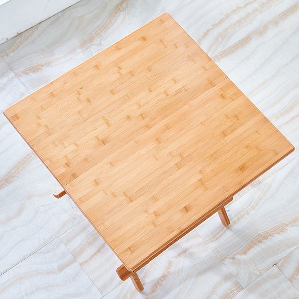 Modern Folding Dining Table Wood Tabletop for Living Room in Brown Clearhalo 'Dining Tables & Seating' 'Dining Tables' 'dining_table' 'furn' 'furn_dining_table' 'Furniture' 'Kitchen & Dining Furniture' 1200x1200_85faac8b-6dd4-4369-8e6f-35935830e3d8