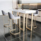 Glam Bar Stools Metal Armless Dining Stools with Gold Metal Base Clearhalo 'Bar Furniture' 'Bar Stools' 'bar_stools' 'furn' 'furn_bar_stools' 'Furniture' 'Kitchen & Dining Furniture' 1200x1200_85fc6ccc-8617-46ea-9e8b-cd022b764ec3