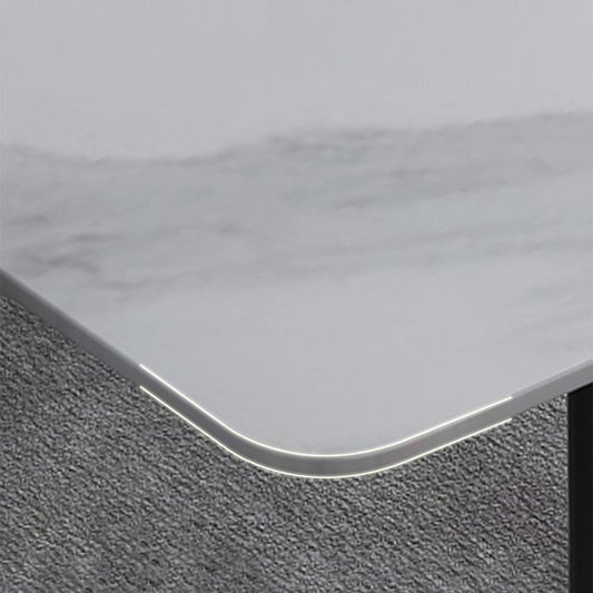 Modern Style Sintered Stone White Dining¬†Room¬†Set with Rectangle Table Dining Table Furniture Clearhalo 'Dining Room Sets' 'Dining Tables & Seating' 'dining_room_set' 'furn' 'furn_dining_room_set' 'Furniture' 'furniture_dining_room_set' 'Kitchen & Dining Furniture' 'kitchen&dining_furn' 'kitchen' 1200x1200_85fc746a-6b75-4875-a5d2-decd3e4f094b