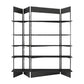 Industrial Style Bookshelf 5-Shelf Open Bookcase for Home Office Clearhalo 'Bookcases' 'furn' 'furn_bookcases' 'Furniture' 'furniture_bookcases' 'kitchen' 'kitchen_bookcases' 'Living Room Furniture' 'Office Furniture' 1200x1200_85fe518e-d9b7-4697-8fa2-0863c8e8b43c