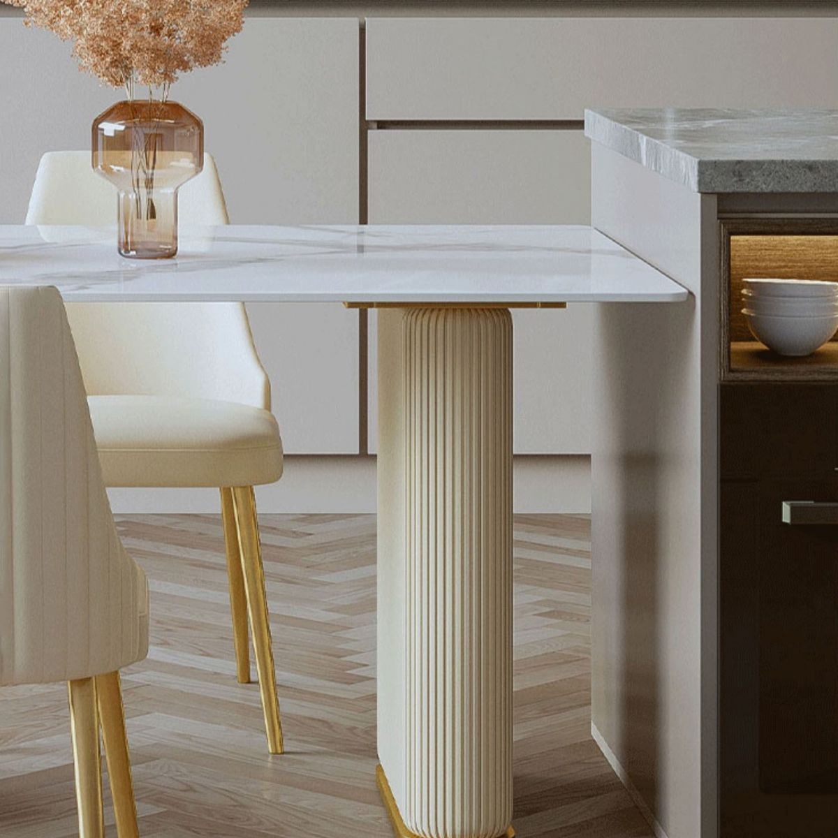 1/2/3/5 Pcs Dining Table Set with Chair Sintered Stone Dining Table Set Clearhalo 'Dining Room Sets' 'Dining Tables & Seating' 'dining_room_set' 'furn' 'furn_dining_room_set' 'Furniture' 'furniture_dining_room_set' 'Kitchen & Dining Furniture' 1200x1200_8600cb82-7a73-4a4c-bbfe-b059da358d73