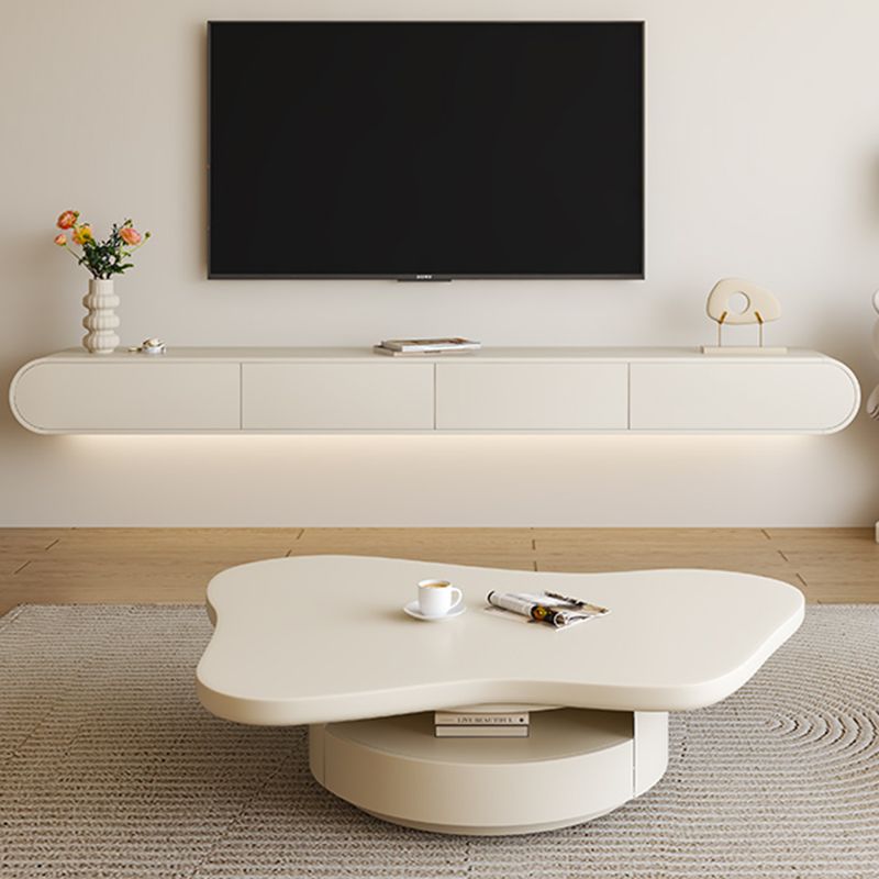 Contemporary TV Console Wood Wall Mounted Media Console for Living Room Clearhalo 'furn' 'furn_tv_stands_entertainment_centers' 'Furniture' 'Living Room Furniture' 'TV Stands & Entertainment Centers' 'TV Stands & Media Storage Furniture' 'tv_stands_entertainment_centers' 1200x1200_8601125e-3f23-4f16-8524-5193ba49456c