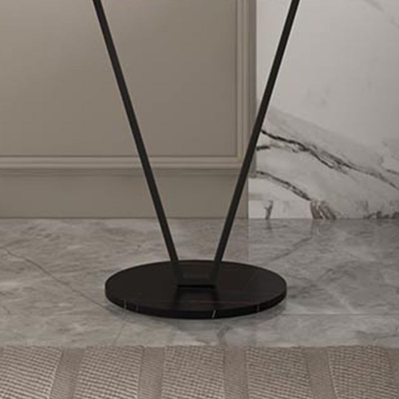 19"W Contemporary Corner Table Metal Round Accent Side Table Clearhalo 'Coffee & Accent Tables' 'End & Side Tables' 'end_side_tables' 'furn' 'furn_end_side_tables' 'Furniture' 'Living Room Furniture' 1200x1200_8601f80c-32eb-4f07-9443-f44f82253a01