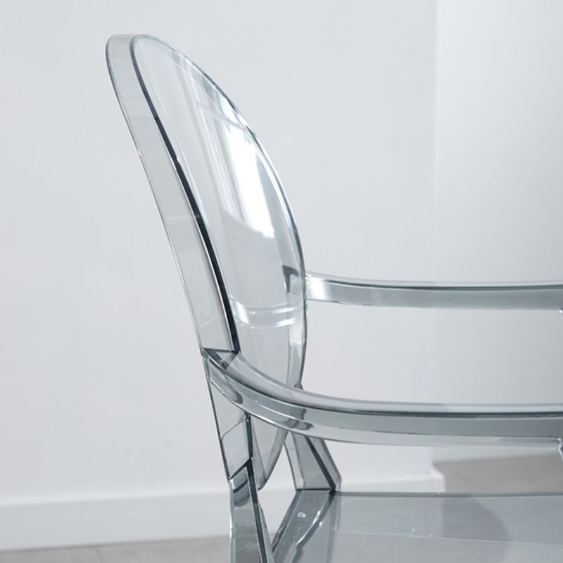 Contemporary Style Plastic Arm Dining Chairs Open Back Stackable Side Chairs Clearhalo ' kitchen&dining_furn' 'Dining Chairs' 'Dining Tables & Seating' 'dining_chair' 'furn' 'furn_dining_chair' 'Furniture' 'furniture_dining_chair' 'Kitchen & Dining Furniture' 'kitchen' 1200x1200_8602381a-4a25-4723-9006-e32c6c112136