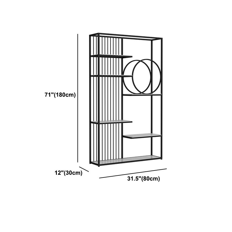 70.87"H Bookshelf Glam Style Open Back Bookcase for Home Office Study Room Clearhalo 'Bookcases' 'furn' 'furn_bookcases' 'Furniture' 'furniture_bookcases' 'kitchen' 'kitchen_bookcases' 'Living Room Furniture' 'Office Furniture' 1200x1200_86028800-1990-4760-8f54-7bf182bf8f56
