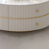 Round Nesting Coffee Table Set Frame Coffee Table with Storage Clearhalo 'Coffee & Accent Tables' 'Coffee Tables' 'coffee_tables' 'furn' 'furn_coffee_tables' 'Furniture' 'Living Room Furniture' 1200x1200_8604d793-35ff-41e9-bd6d-4d584c0f4547