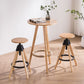 Contemporary Adjustable Height Bar Stool Rubberwood Solid Wood Bar Stool Clearhalo 'Bar Furniture' 'Bar Stools' 'bar_stools' 'furn' 'furn_bar_stools' 'Furniture' 'Kitchen & Dining Furniture' 1200x1200_8605c4ff-9549-4900-b144-423e0a78f41e