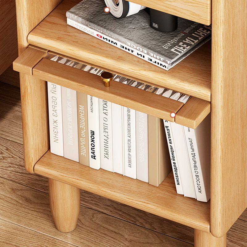 1 Drawer Contemporary Night Table 1 Door Nightstand with Legs ,21.7" Tall Clearhalo 'Bedroom Furniture' 'furn' 'furn_night_stand' 'Furniture' 'night_stand' 'Nightstands' 1200x1200_8606aa60-dbfa-42cb-ad5a-10fafd625af6