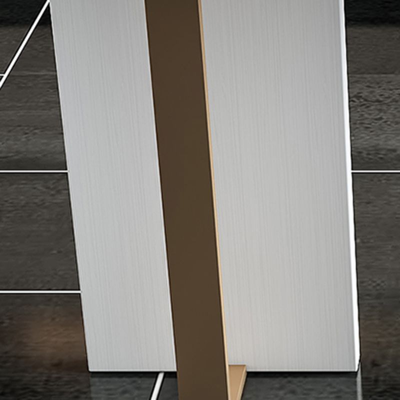 Faux Marble Bistro Bar Table Rectangle White Bar Table for Home Clearhalo 'Bar Furniture' 'Bar Tables' 'bar_tables' 'furn' 'furn_bar_tables' 'Furniture' 'Kitchen & Dining Furniture' 1200x1200_860772ac-b05d-4f9b-bda6-aa1cef2d408c