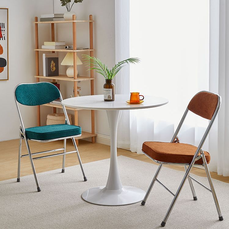 Simplicity Style Round Table Wood Dining Site Table with Tulip Base Clearhalo 'Dining Tables & Seating' 'Dining Tables' 'dining_table' 'furn' 'furn_dining_table' 'Furniture' 'Kitchen & Dining Furniture' 1200x1200_8607766d-f733-463b-8a10-206f66e8f47a