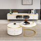 Stone Media Console Enclosed Storage TV Stand Console with Drawers Clearhalo 'furn' 'furn_tv_stands_entertainment_centers' 'Furniture' 'Living Room Furniture' 'TV Stands & Entertainment Centers' 'TV Stands & Media Storage Furniture' 'tv_stands_entertainment_centers' 1200x1200_8609a618-4b36-44cf-a6c1-7e96f514bea0