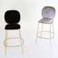 Contemporary Backrest Bar Stools Metal Barstool with Gold Legs Clearhalo 'Bar Furniture' 'Bar Stools' 'bar_stools' 'furn' 'furn_bar_stools' 'Furniture' 'Kitchen & Dining Furniture' 1200x1200_8609a64d-0432-4d5d-a6f9-be33bebf7fb4
