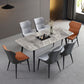 Contemporary Metal Dining Room Armless chairs Upholstered Side Chairs for Home Use Clearhalo ' kitchen&dining_furn' 'Dining Chairs' 'Dining Tables & Seating' 'dining_chair' 'furn' 'furn_dining_chair' 'Furniture' 'furniture_dining_chair' 'Kitchen & Dining Furniture' 'kitchen' 1200x1200_8609afde-0cae-413f-b1de-16afe66812b2