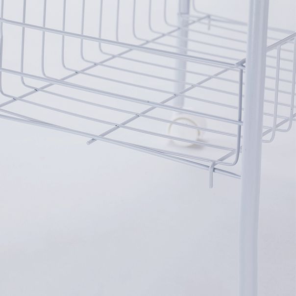 Contemporary Style Bookshelf with Casters White Book Shelf for Study Room Clearhalo 'Bookcases' 'furn' 'furn_bookcases' 'Furniture' 'furniture_bookcases' 'kitchen' 'kitchen_bookcases' 'Living Room Furniture' 'Office Furniture' 1200x1200_860cf72c-c384-410b-9afe-1069a4de3008