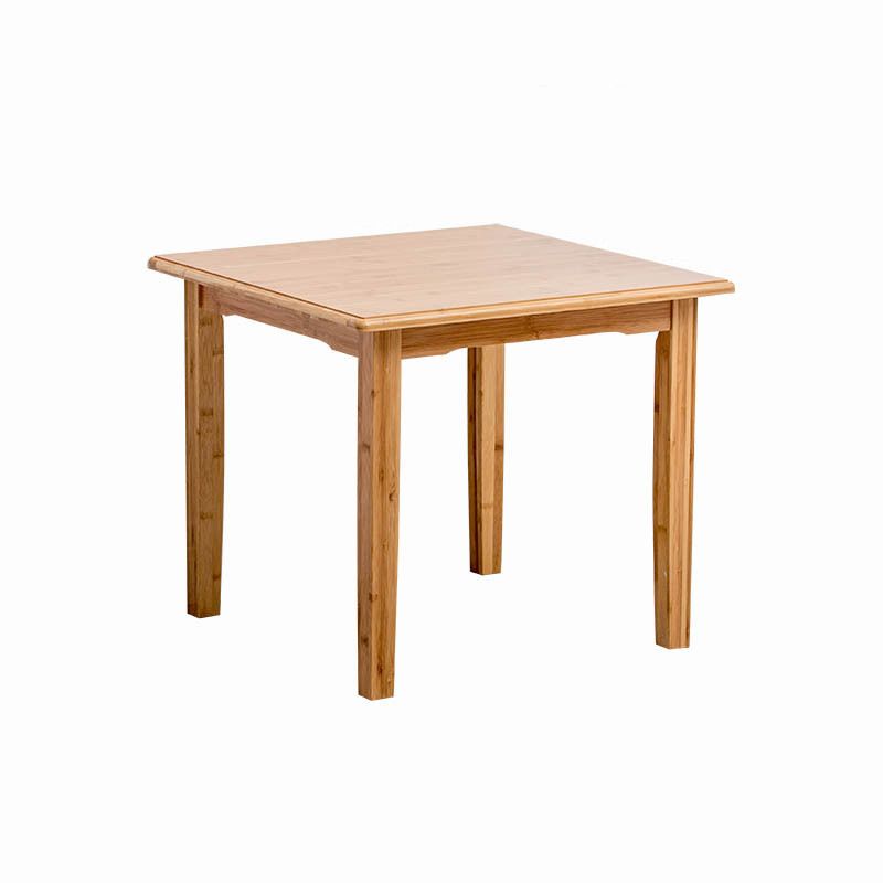 Tavolino in legno rettangolare nordico 4 gambe tavolo da cocktail naturale