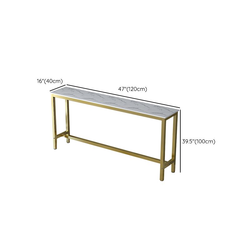 1/4/5 PCs hergestelltes Holzbarset mit Metallhocker für kleine Orte