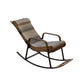 Modern Indoor Rattan Rocking Chair Single Relaxing Rocking Chair