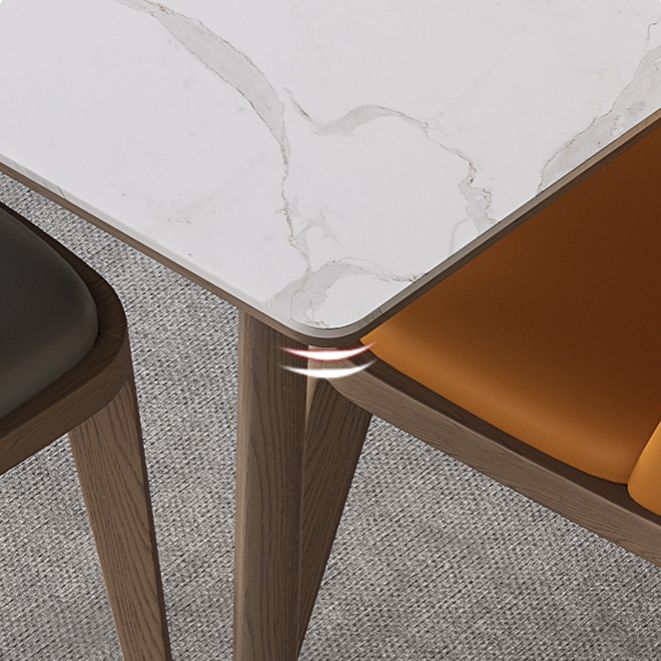 Modern Sintered Stone Dining Set 1/4/5/7 Pieces Dining Table Set for Home Use