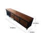Abitaggio TV in legno e in metallo Stile industriale Console TV Home TV retrò