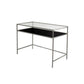Modern Style Glass Writing Desk Rectangular Shape Office Table for Home