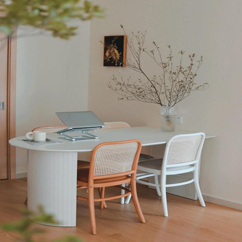 Double Pedestal Furniture Contemporary Style Pine Solid Wood Dining Room Collection Clearhalo ' dining_table' 'Dining Tables & Seating' 'Dining Tables' 'furn' 'furn_dining_table' 'Furniture' 'furniture_dining_table' 'Kitchen & Dining Furniture' 'kitchen&dining_furn' 'kitchen' 'kitchen_dining_table' 1200x1200_861b7b3a-dcc0-411d-b1d2-a3ac9a9da242
