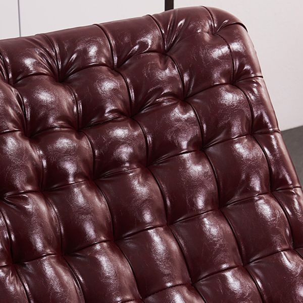 Chaise de chaise chaise intérieure de loisirs en bois moderne chaise à bascule rembourrée