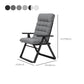 Contemporary Recliner Chair with Metal Base with Position Lock Back