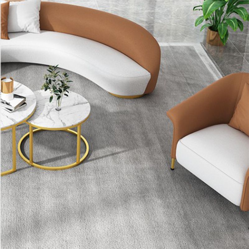 Canapé canapé incurvé contemporain pour le salon, appartement