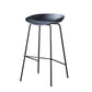 Contemporary Low Back Armless Bar Stool Plastic Bar Stool with Metal Legs Clearhalo 'Bar Furniture' 'Bar Stools' 'bar_stools' 'furn' 'furn_bar_stools' 'Furniture' 'Kitchen & Dining Furniture' 1200x1200_8628d306-ed9f-4ef5-90dc-20b158eaf41c
