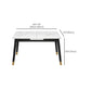 Modern Dining Table Rectangle Extendable Dining Table for Dining Room