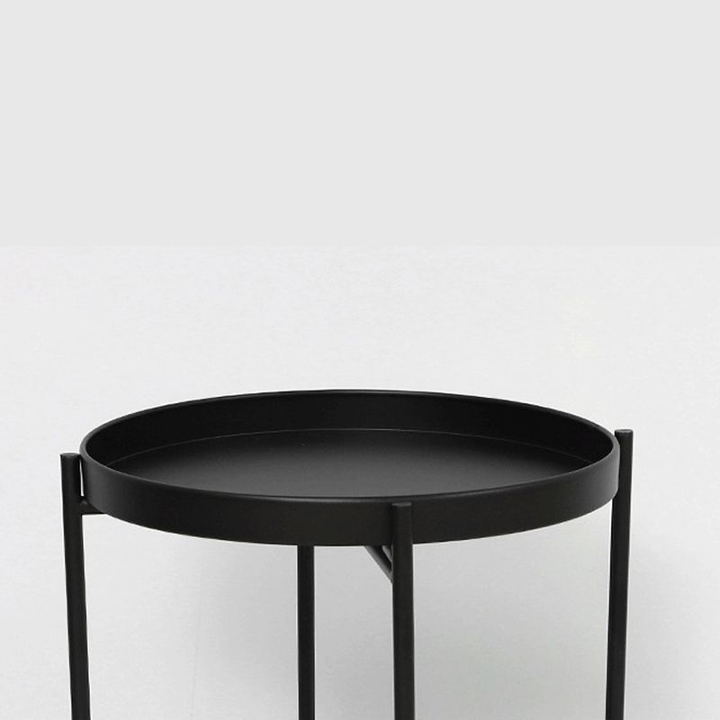 TABELLO LATURA LATURA DI MID secolo rotondo 4 gambe tavolo di fascia alta