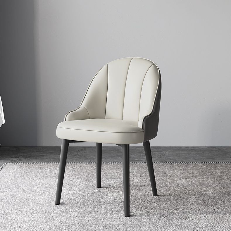 Modern Style Side Chair Leather Parsons Dining Chair for Dining Room Clearhalo 'Dining Chairs' 'Dining Tables & Seating' 'dining_chair' 'furn' 'furn_dining_chair' 'Furniture' 'Kitchen & Dining Furniture' 1200x1200_862a8cb9-92bd-4c05-992e-fd609947f286