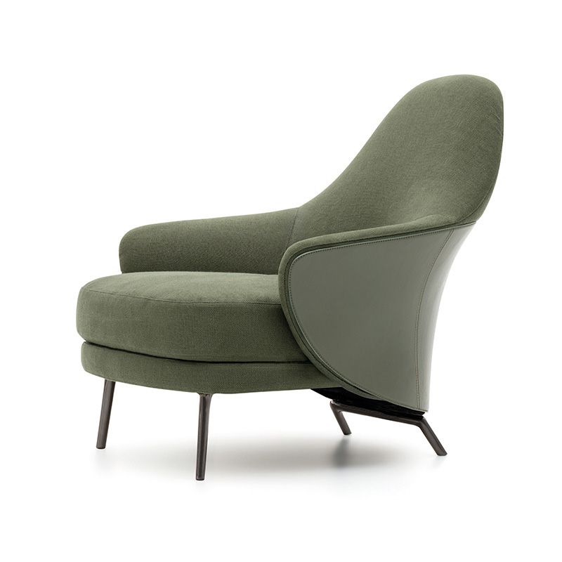 Basic Four Legs Lounge Chair Contemporary Solid Color Accent Armchair Clearhalo 'Accent Chairs' 'accent_chairs' 'Chairs & Seating' 'furn' 'furn_accent_chairs' 'Furniture' 'Living Room Furniture' 1200x1200_862b7242-287d-475c-b1cb-b5f830f839a1
