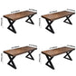 Industrial Solid Wood Dinner Room Kitchen Table Rectangle Sled Base Table for Dining Room Clearhalo ' dining_table' 'Dining Tables & Seating' 'Dining Tables' 'furn' 'furn_dining_table' 'Furniture' 'furniture_dining_table' 'Kitchen & Dining Furniture' 'kitchen&dining_furn' 'kitchen' 'kitchen_dining_table' 1200x1200_862bef3f-a490-459a-9d2e-fae4dbc7340d
