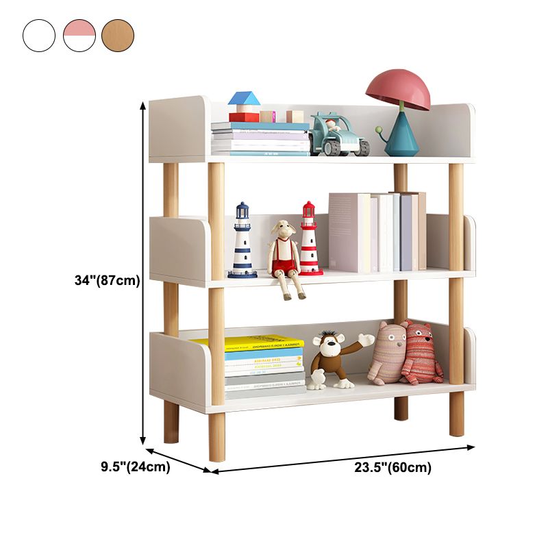 Modern Style Bookshelf Engineer Wood Open Back Bookcase for Home Clearhalo 'Bookcases' 'furn' 'furn_bookcases' 'Furniture' 'Office Furniture' 1200x1200_862dff8d-592b-4789-9767-d7c45a18761b