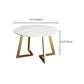Glam 1/7 Pieces Dining Set Circular Stone Dining Table for Dining Room Clearhalo 'Dining Room Sets' 'Dining Tables & Seating' 'dining_room_set' 'furn' 'furn_dining_room_set' 'Furniture' 'furniture_dining_room_set' 'Kitchen & Dining Furniture' 1200x1200_862f6dfb-3932-4eac-ac6a-ff1b209b5984
