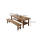 Simplicity Dinette Table Solid Wood Rectangle Dining Room Table in Brown Clearhalo 'Dining Tables & Seating' 'Dining Tables' 'dining_table' 'furn' 'furn_dining_table' 'Furniture' 'Kitchen & Dining Furniture' 1200x1200_86325342-035b-45c8-bb01-b83d938475cb