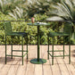 Pedestal Round Bar Dining Table Metal Fixed Pub Table for Outdoor Clearhalo 'Bar Furniture' 'Bar Tables' 'bar_tables' 'furn' 'furn_bar_tables' 'Furniture' 'Kitchen & Dining Furniture' 1200x1200_863278ca-f75b-46cd-b37c-07849b137e10