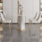 Traditional Luxury Rectangle Dining Table Stone Dinner Table with Pedestal Base Clearhalo ' dining_table' 'Dining Tables & Seating' 'Dining Tables' 'furn' 'furn_dining_table' 'Furniture' 'furniture_dining_table' 'Kitchen & Dining Furniture' 'kitchen&dining_furn' 'kitchen' 'kitchen_dining_table' 1200x1200_86328039-f042-445d-945b-020f0a9410bc