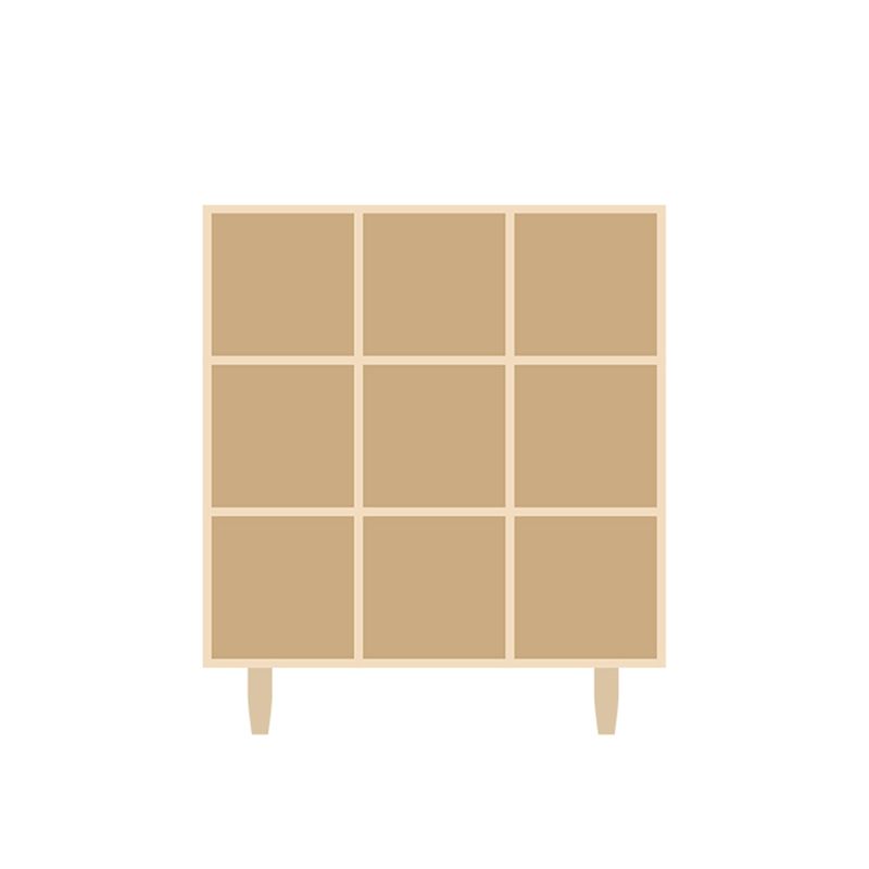 Natural Standard Bookshelf Wooden Contemporary Bookcase with Shelves Clearhalo 'Bookcases' 'furn' 'furn_bookcases' 'Furniture' 'Office Furniture' 1200x1200_86349fc5-aa47-4f42-b013-4723d304dad6