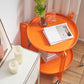 Moderner Acryl -runder Beistelltisch mit Casters Tably Top 2 - Tier End Table Set
