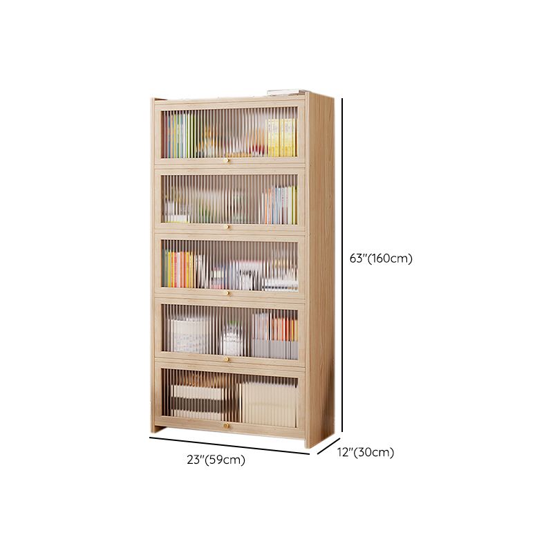 Contemporary Solid Wood Accent Cabinet Rectangle Storage Cabinet with Glass Top Clearhalo 'Cabinets & Chests' 'cabinets_chests' 'furn' 'furn_cabinets_chests' 'Furniture' 'Living Room Furniture' 1200x1200_863827f4-18d1-4273-b833-d9491bee1805