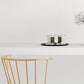 White and Gold Counter Set 1/2/3/5 Pieces Rectangle Trestle Glam Bar Table Set Clearhalo 'Bar Furniture' 'furn' 'furn_home_bar_bar_sets' 'Furniture' 'Home Bars & Bar Sets' 'home_bar_bar_sets' 'Kitchen & Dining Furniture' 1200x1200_8640e375-e4f9-48f7-9764-4b49bc3dc611