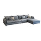 Light-grey Contemporary Sectional Living Room Solid Wood Sofa