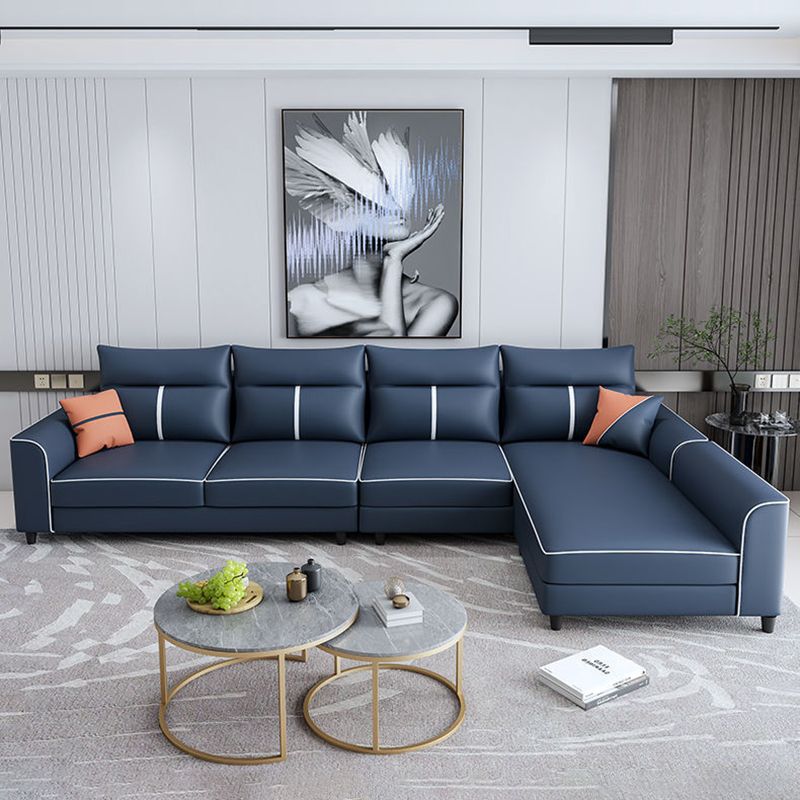 MODERNA PELLE FUCCHIO NEZIONALE CON CHAISE E CILLO PIGNO PER LA SOGGIO