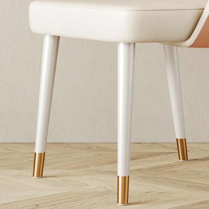 Scandinavian Armless Open Back Chairs for Home Upholstered Side Chair Clearhalo 'Dining Chairs' 'Dining Tables & Seating' 'dining_chair' 'furn' 'furn_dining_chair' 'Furniture' 'furniture_dining_chair' 'Kitchen & Dining Furniture' 1200x1200_8642a308-95b3-4ce6-9576-01e65e66a365