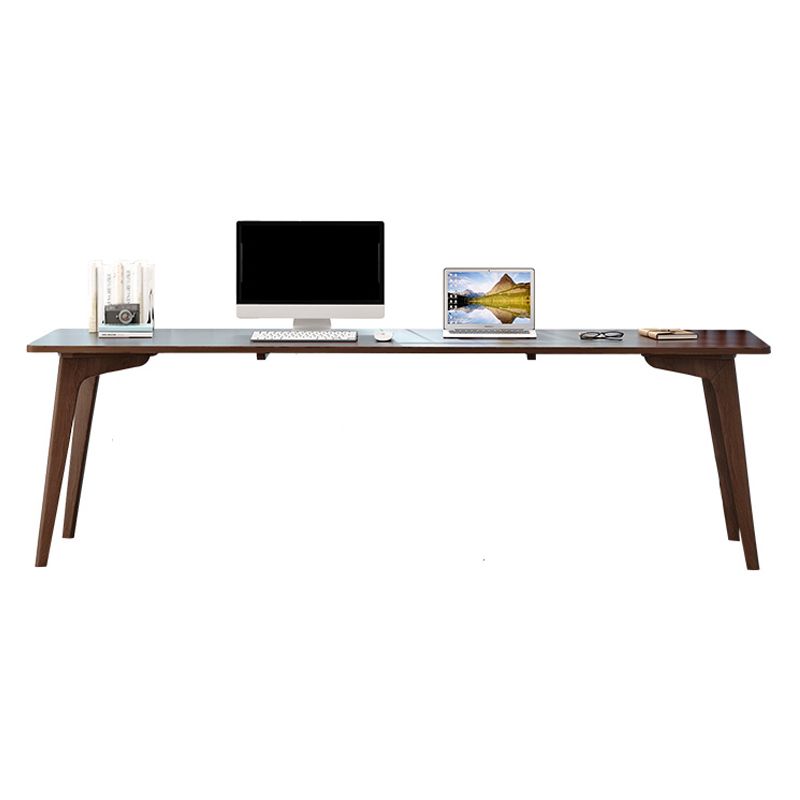 Modern Style Curved Office Desk Solid Wood Writing Desk for Home Clearhalo 'furn' 'furn_office_desk' 'Furniture' 'furniture_office_desk' 'Office Desks' 'Office Furniture' 'office_desk' 1200x1200_86442b02-b5b3-4810-b405-1eebfc354b04