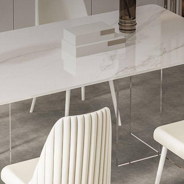 Table en acrylique et en ardoise style industriel